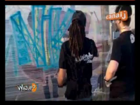 Maquis-art cours de Graffiti, street art, Emission CANAL J