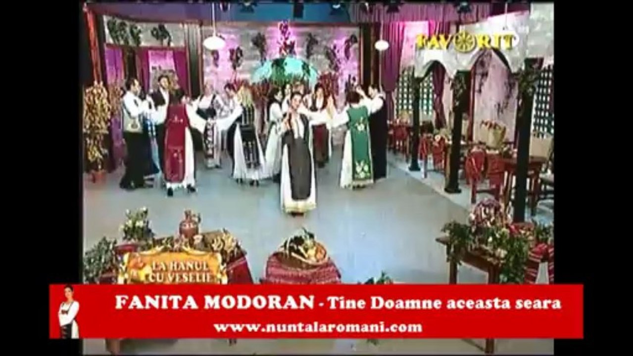 FANITA MODORAN 2013 - Tine Doamne aceasta seara