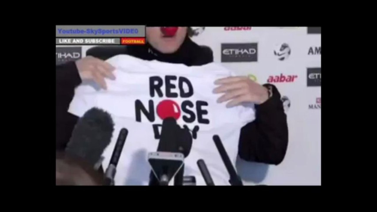 Roberto Mancini palyaço oldu