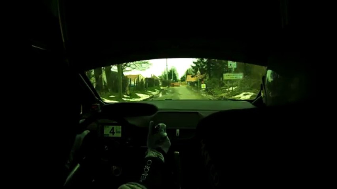 Embarquée Rallye du Touquet 2013 Lefebvre/Dubois Peugeot 208 R2