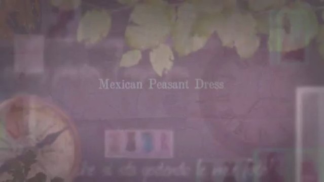 Mexican Peasant Dress