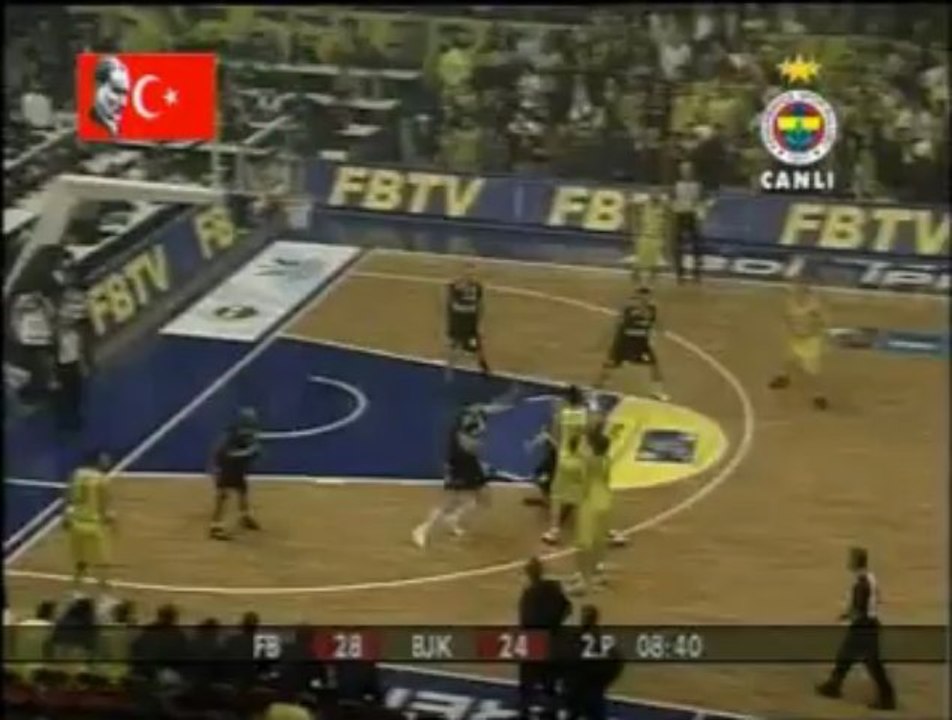 Fenerbahçe- Beşiktaş FEL 2005 Çeyrek Final 3. Maç 2. Periyot 1. Bölüm