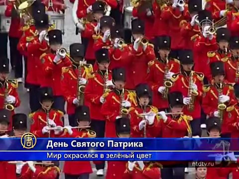 Достопримечательности мира окрасили в зелёный цвет