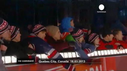 Québec City ice cross - no comment