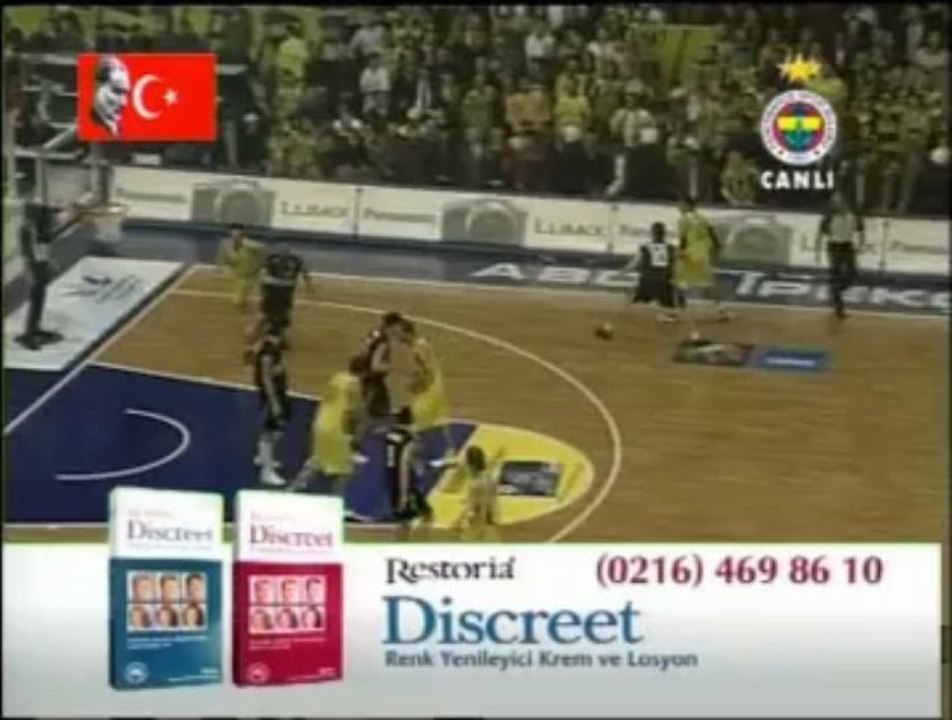 Fenerbahçe- Beşiktaş FEL 2005 Çeyrek Final 3. Maç 2. Periyot 2. Bölüm