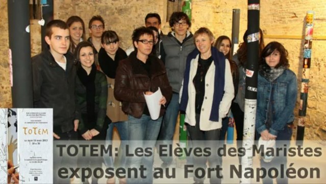 TOTEM - Les Elèves des Maristes exposent au Fort Napoléon