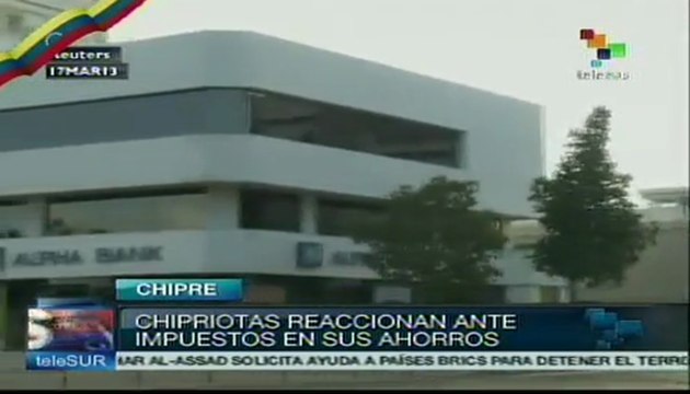 Chipriotas reaccionan ante impuestos en sus ahorros