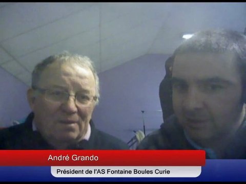 Interview André Grando, J14 Club Elite F Sport Boules, Fontaine contre Saint-Priest