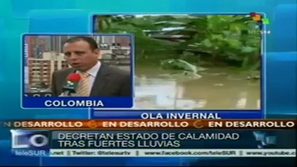 Siete departamentos colombianos afectados por lluvias