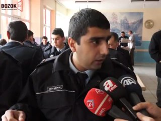 YOZGAT POLİS OKULU ŞEHİTLERİ UNUTMADI