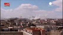 Los aviones sirios bombardean la frontera con el Líbano
