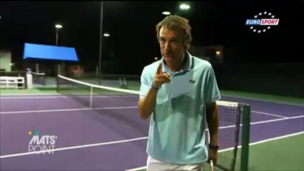 Mats Point: Wilander on wheels