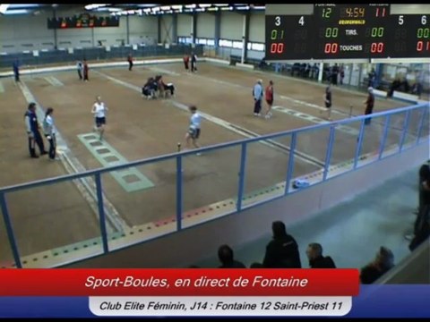 Second tir progressif, J14 Club Elite F Sport Boules, Fontaine contre Saint-Priest