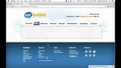 HeyBubble Live Chat software operators overview [Tutorial]