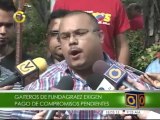 Gaiteros protestan en la plaza Bolívar de Maracaibo para exigir pago de deudas