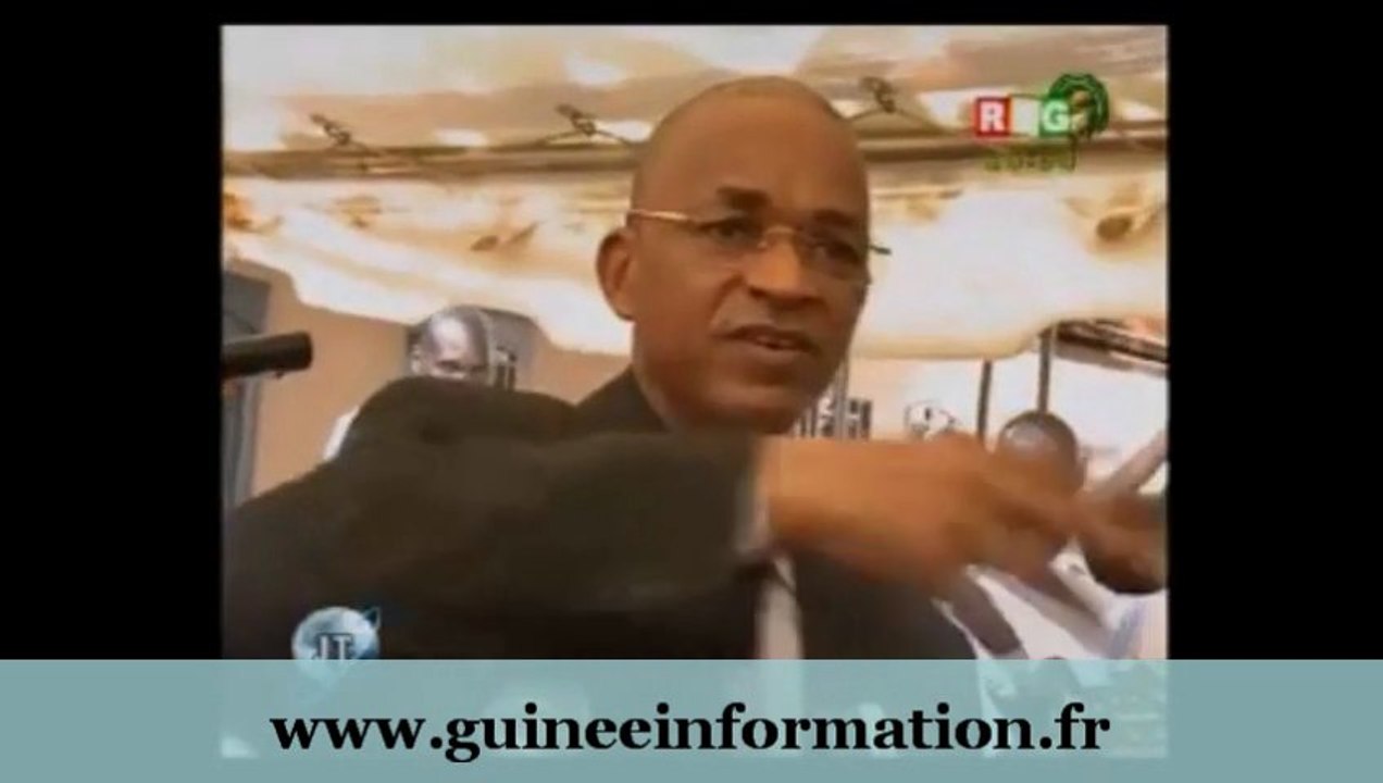 JT RTG DU 18.03.2013. Cellou Dalein Diallo, président de l'UFDG, chef de fil de l'oppostion :"Il y a une crise de confiance ici que personne n'ignore..."