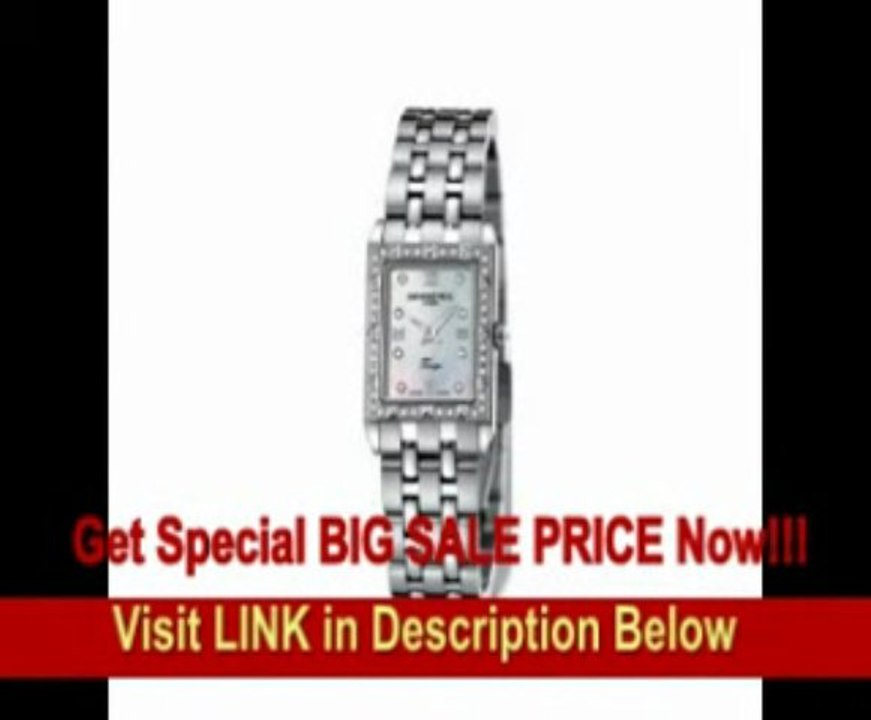 [SPECIAL DISCOUNT] Raymond Weil Ladies Stainless Steel Watch with Mother Of Pearl Diamond Set Bezel and Dial