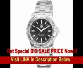 [BEST BUY] TAG Heuer Men's WAP1110.BA0831 Aquaracer Black Dial Watch