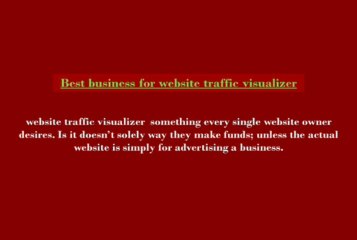 Best places to Get website traffic visualizer