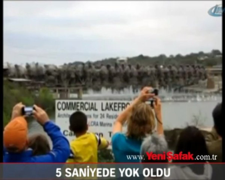 5 saniyede yok oldu!