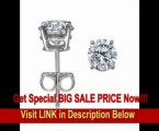 [BEST PRICE] 14K White Gold Round Diamond Stud Earrings (1.00 ct, H-I/SI) 14K White Gold Round Diamond Stud Earr