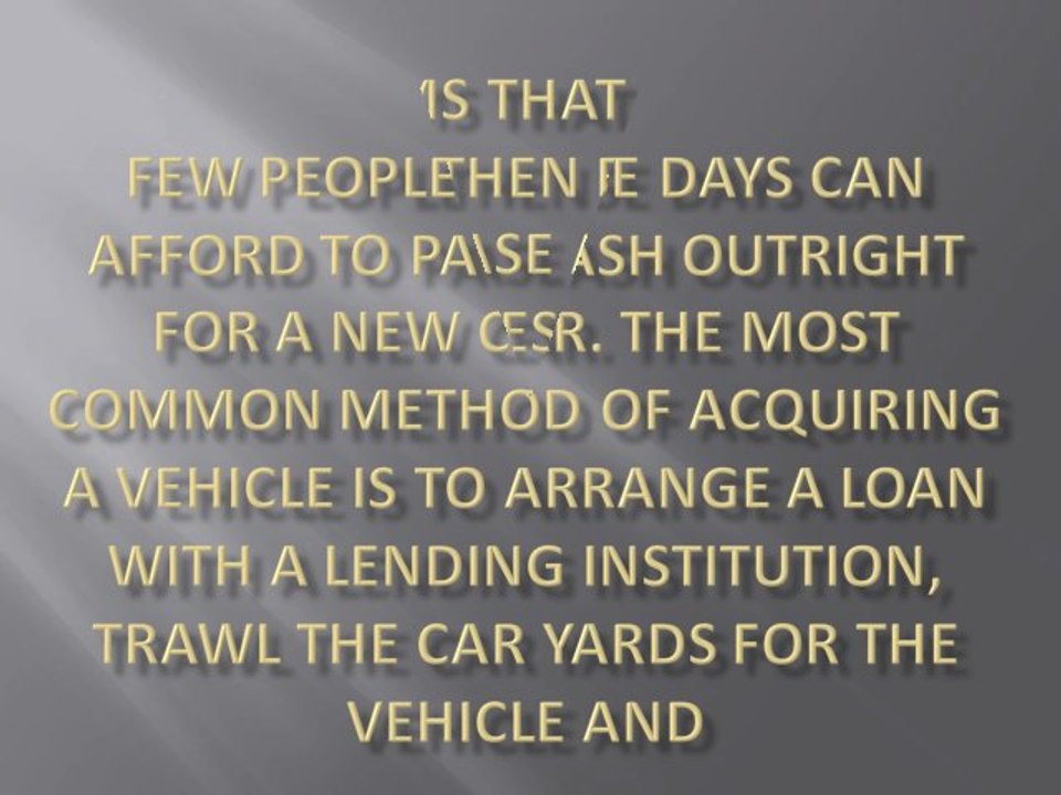 No Cash? Use a Car Loan to Get Into a New Vehicle