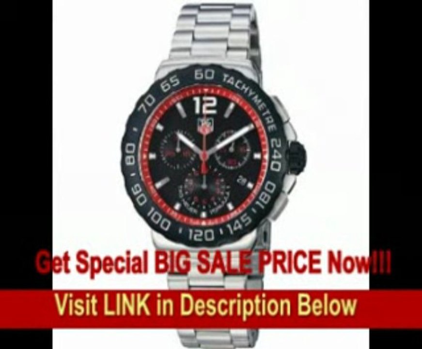 [FOR SALE] TAG Heuer Men's CAU1116.BA0858 Formula 1 Black Dial Stainless Steel Watch