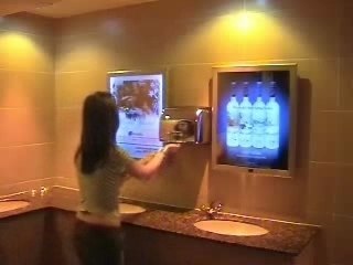 magic mirror demonstrating