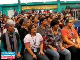 Le grand choral en répétition avec Maxime Le Forestier