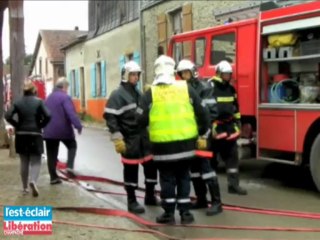 Feu de pavillon à Soulaines-Dhuys