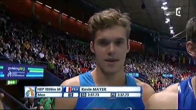 Heptathlon - Kevin Mayer (ChE 2013 athlétisme en salle - Göteborg)