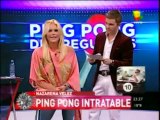 Ping pong a Nazarena Vélez en Intratables-pronto.com.ar
