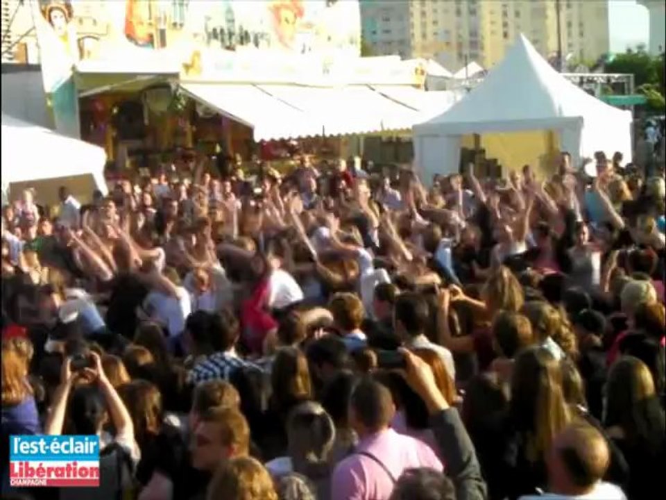 Flashmob sur les Foires de Champagne
