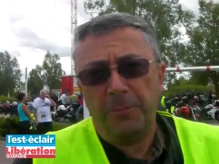 Les motards en colère réunis sur la rocade