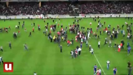 Reims 2 - 0 Monaco: "On est, on est, on est en ligue 1!"