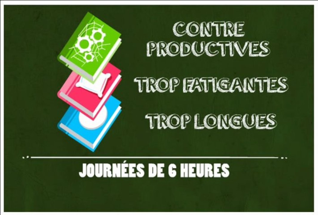 L'infographie de la FCPE sur la réforme des rythmes scolaires