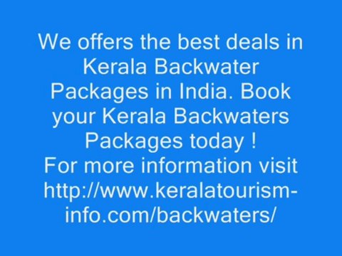 Offers in Kerala Backwater Tour Packages