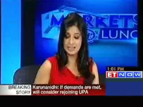 Sensex Recovers Marginally Post Finance Minister Comments on DMK Pullout