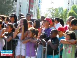 Battle de hip-hop au pied des tours Sarrail