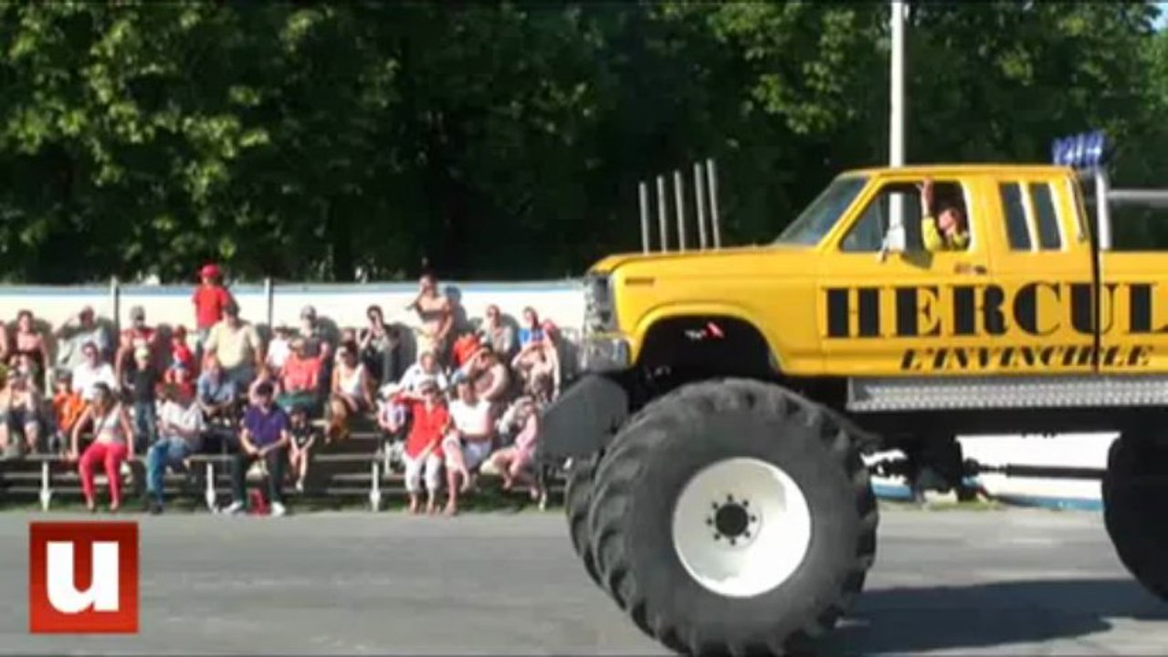 Cascades et monsters trucks