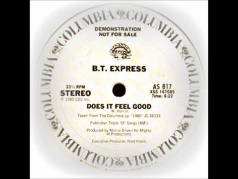B.T. EXPRESS - DOES IT FEEL GOOD (12 extended version) HQ