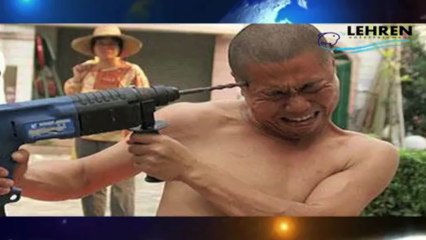 WTF A Man Who Can Drill His Head