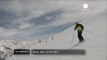 Tehran residents head to the slopes to... - no comment