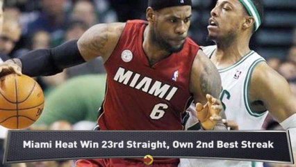 Miami Wins 23rd; Bynum's Season Over