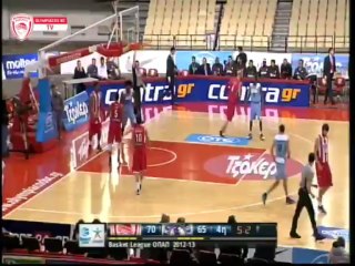 HIGHLIGHTS OLYMPIACOS BC - KOLOSSOS RHODES 17-3-2013