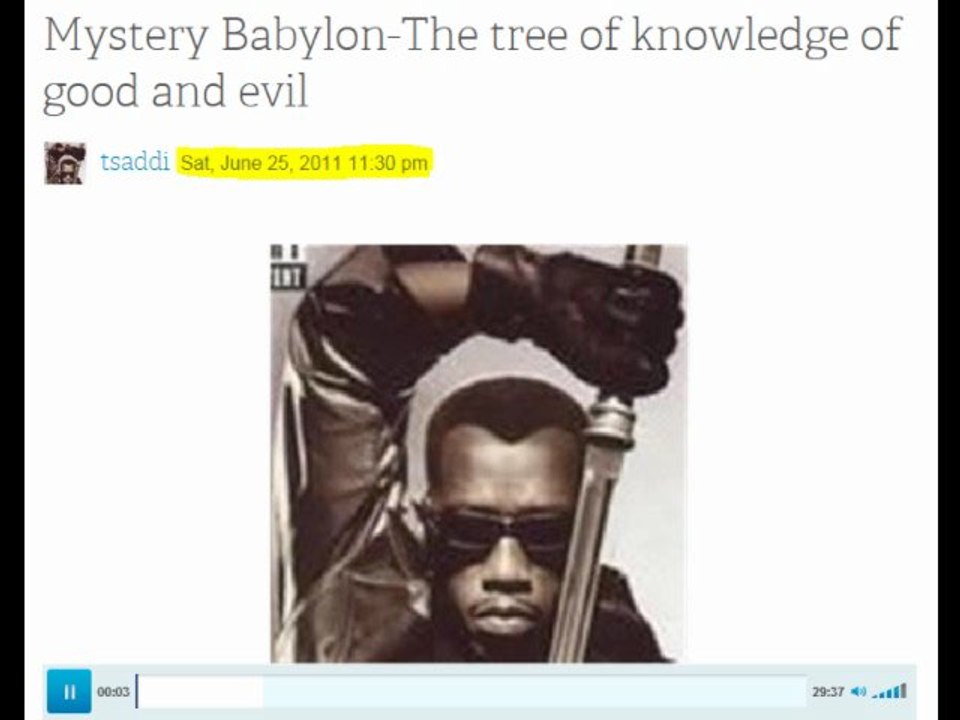 (3) MYSTERY BABYLON - THE TREE OF KNOWLEDG OF GOOD AND EVIL