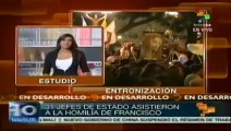 Católicos argentinos festejaron entronización de Francisco I