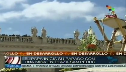 El papa Francisco inicia su pontificado con grandes retos