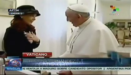 Fernández pide al papa interceder en el caso de las Malvinas