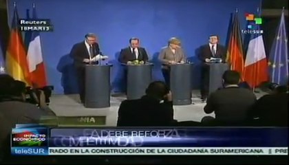 Merkel promueve aumentar competitividad de Europa